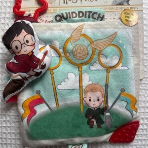 Harry Potter NWT Baby Crinkle Book Quidditch Teether